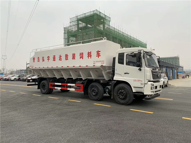 東風(fēng)天錦小三軸30方飼料運(yùn)輸車|價格|配置|圖片